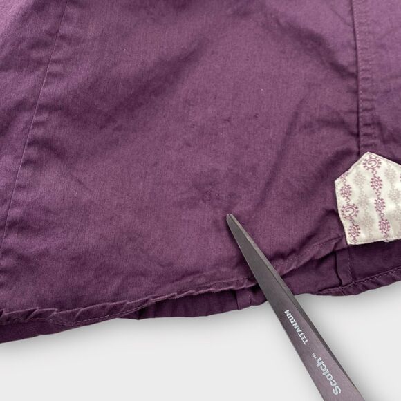 Bogosse Dress Shirt Mens 3XL 18 ½ Aramis Blank Stitch Purple Cutaway French Cuff - Picture 14 of 16